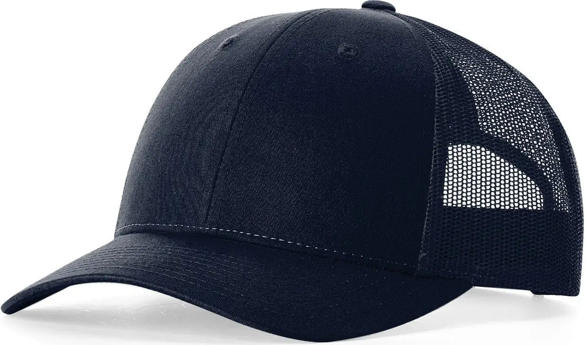Richardson 115 Low Pro Trucker Cap - Navy - Md-lg