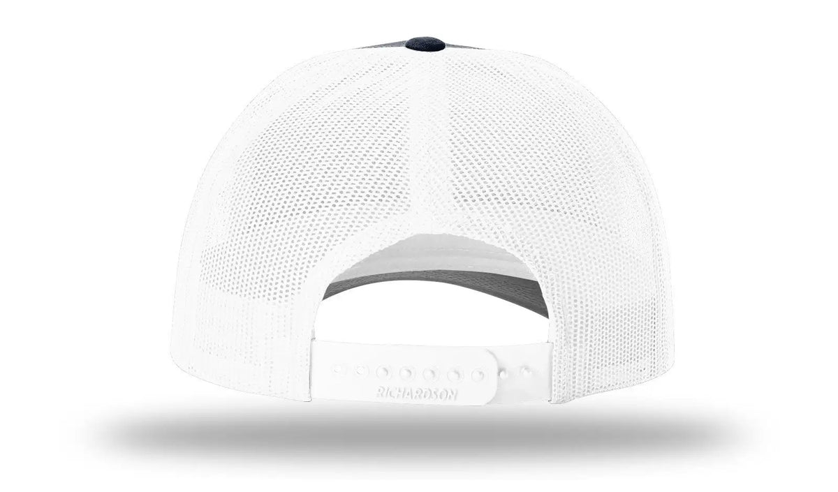 Richardson 115 Low Pro Trucker Cap - Navy White