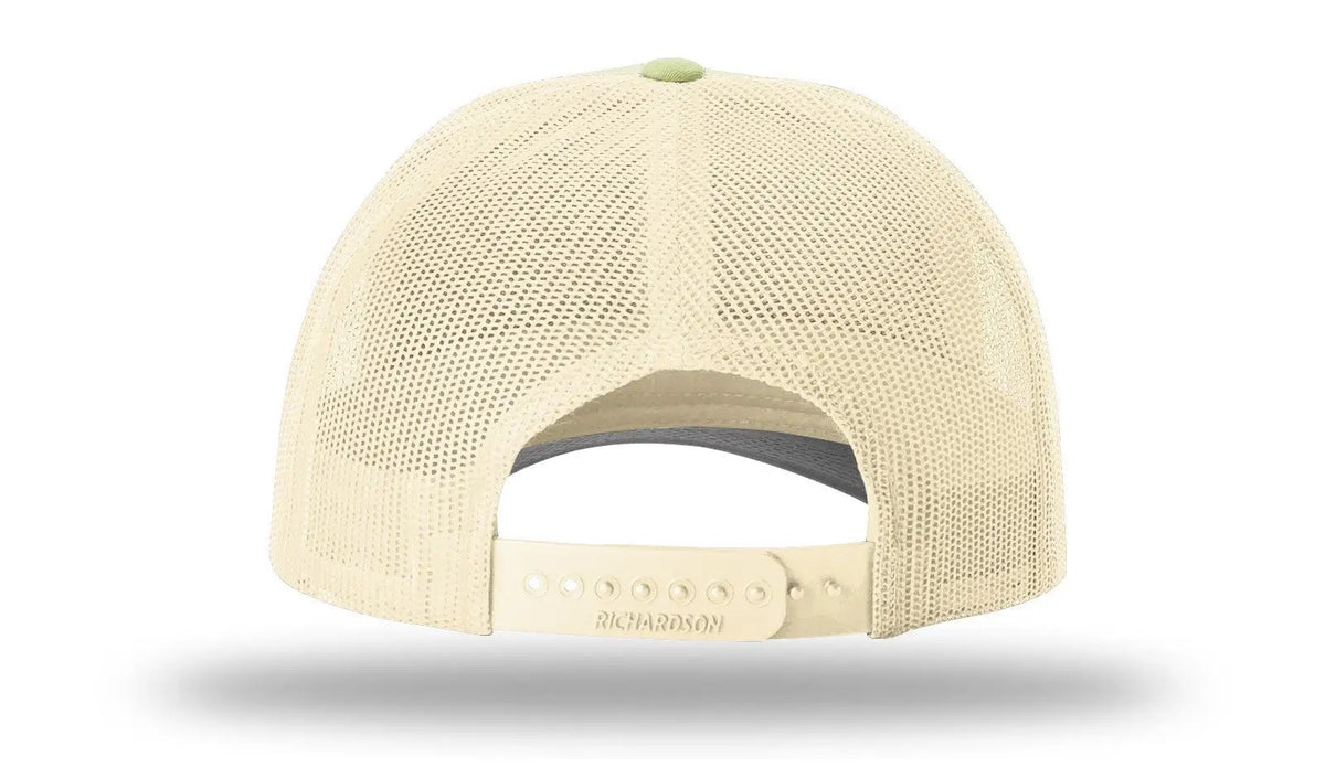 Richardson 115 Low Pro Trucker Cap - Patina Green Birch