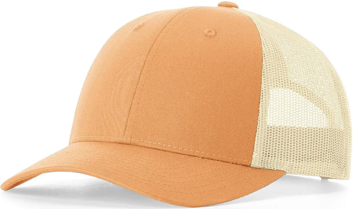 Richardson 115 Low Pro Trucker Cap - Peach Birch