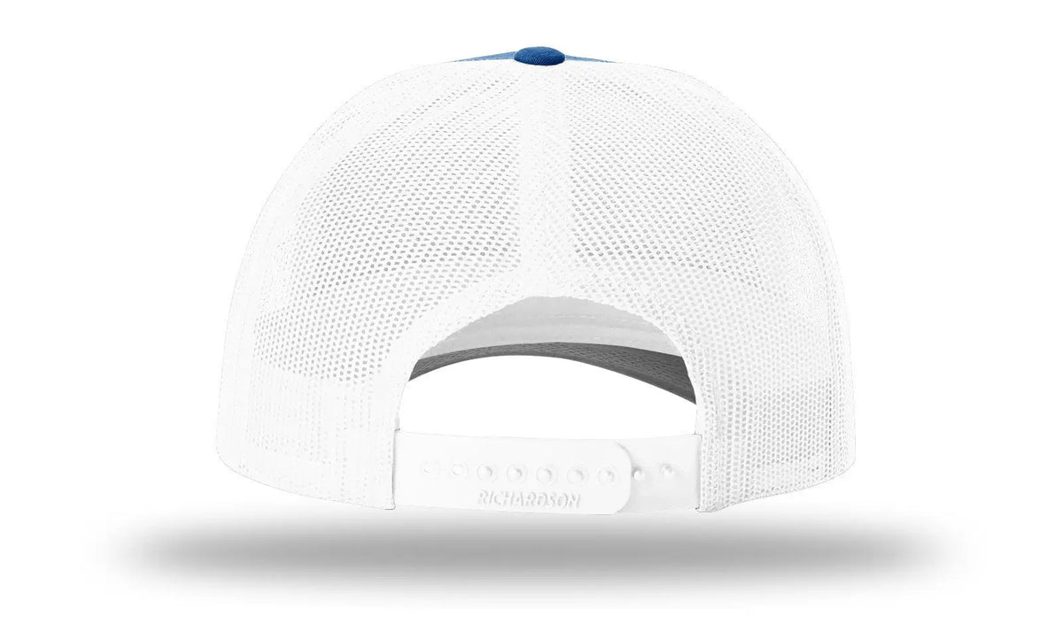 Richardson 115 Low Pro Trucker Cap - Royal White - Md-lg