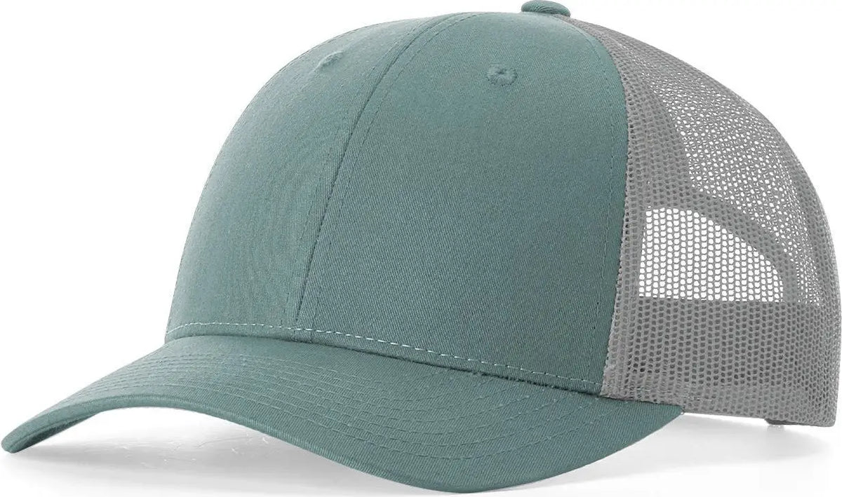 Richardson 115 Low Pro Trucker Cap - Smoke Blue Aluminum - s