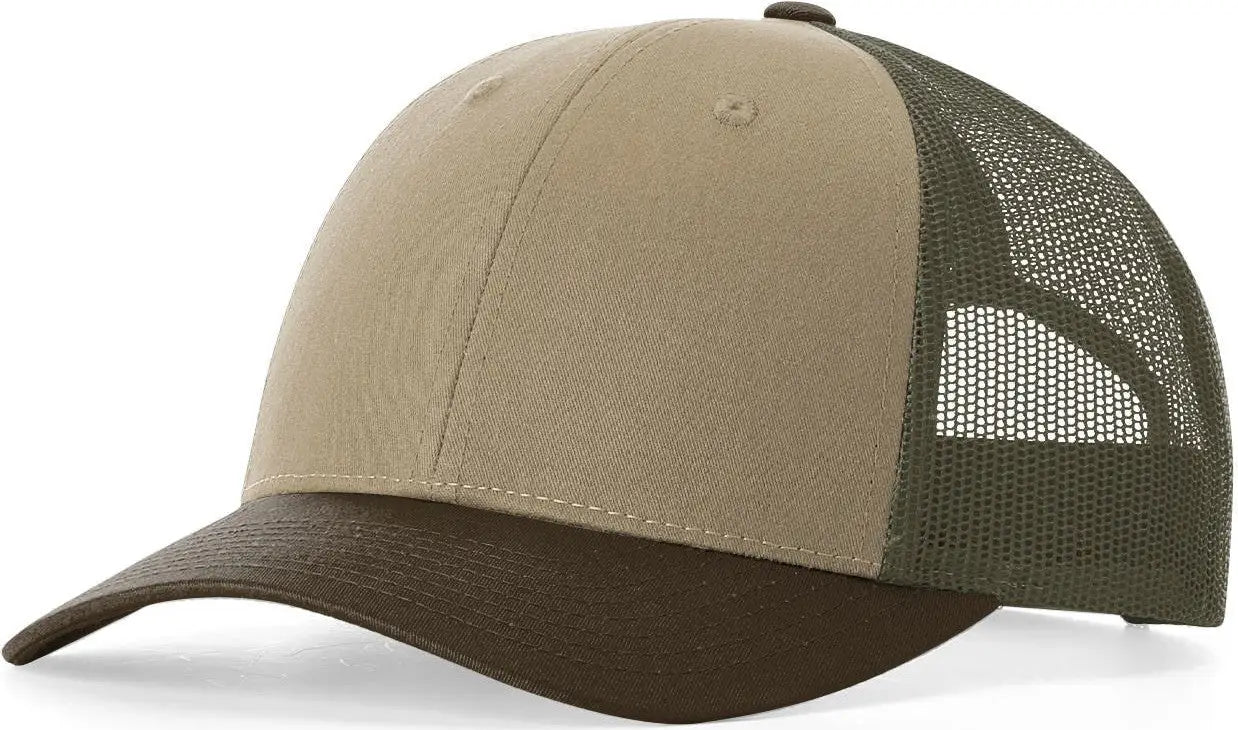 Richardson 115 Low Pro Trucker Cap - Tan Loden Brown - s