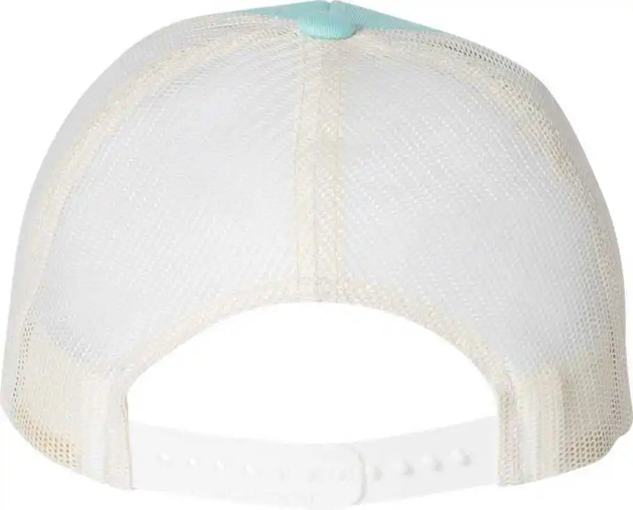 Richardson 115 Low Pro Trucker Caps Aruba Blue Birch