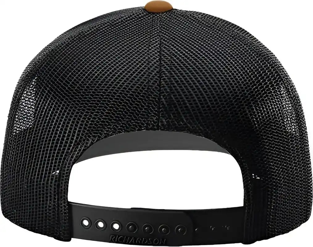 Richardson 115 Low Pro Trucker Caps - Carmel/ Black