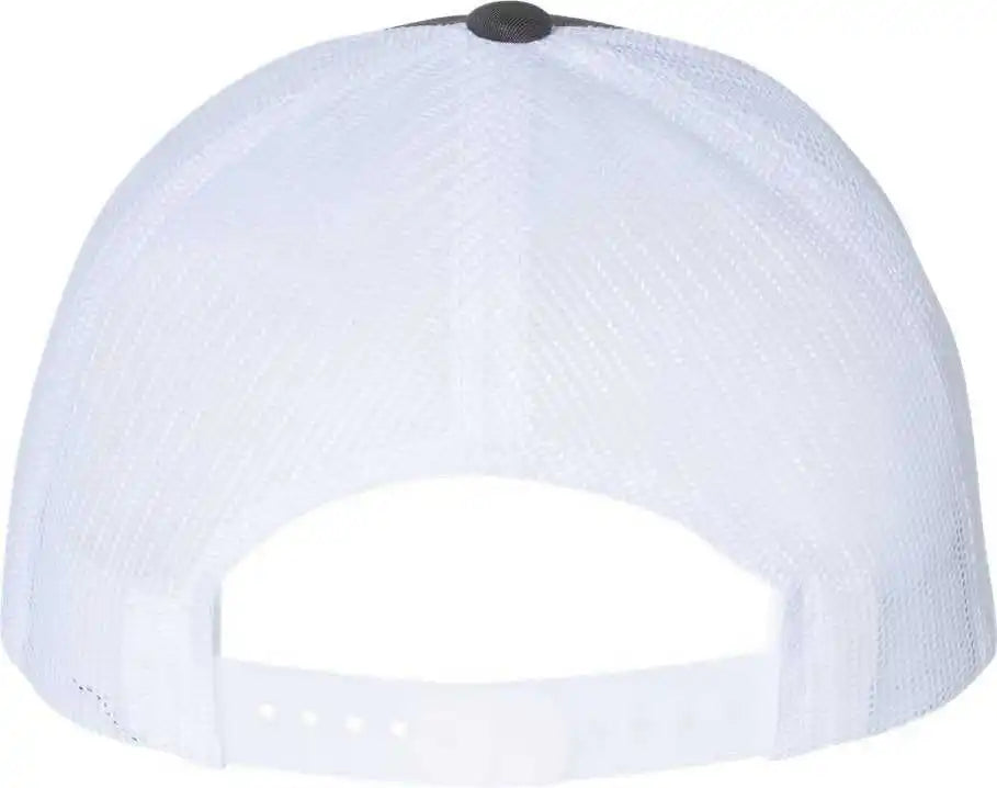 Richardson 115 Low Pro Trucker Caps Charcoal White
