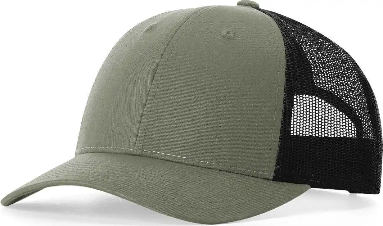 Richardson 115 Low Pro Trucker Caps Loden Green/ Black Olive / s