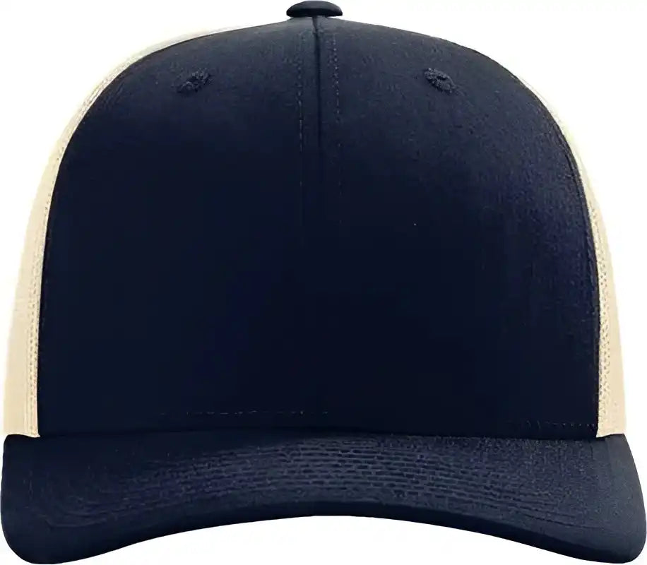 Richardson 115 Low Pro Trucker Caps Navy Khaki