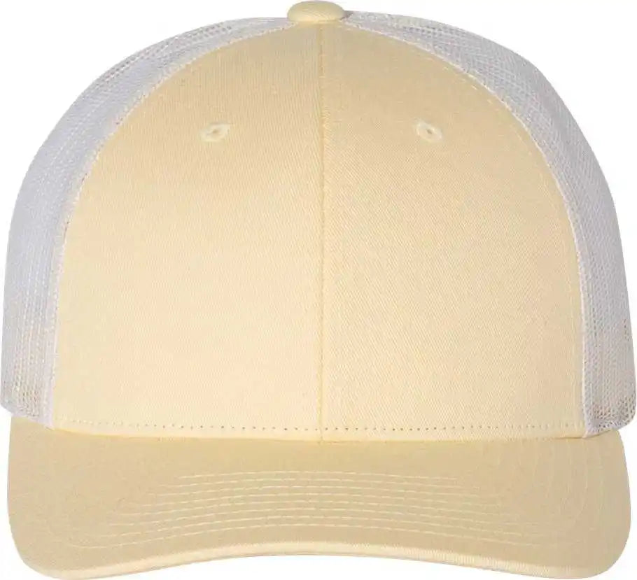 Richardson 115 Low Pro Trucker Caps - Pale Banana Birch