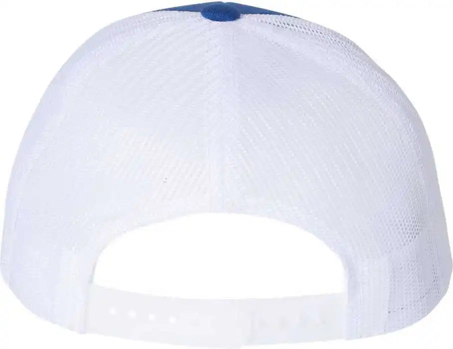 Richardson 115 Low Pro Trucker Caps - Royal White