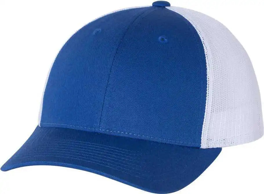 Richardson 115 Low Pro Trucker Caps - Royal White - Sm
