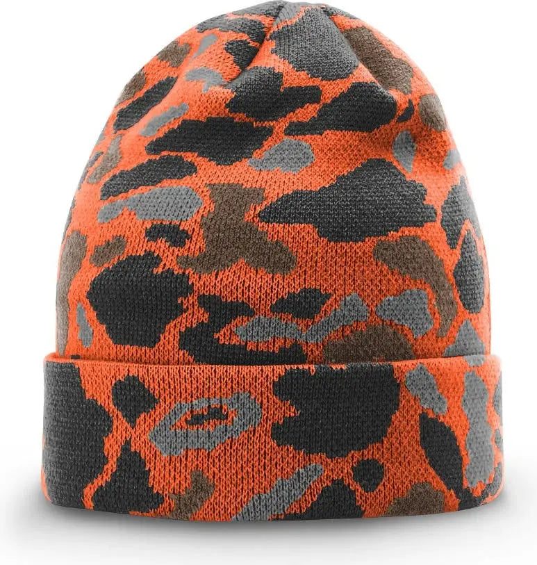 Richardson 126 Duck Camo Beanie - Blaze - Osfm