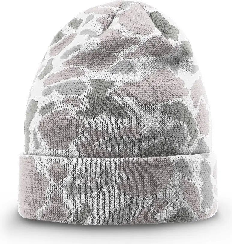 Richardson 126 Duck Camo Beanie - Blizzard - Osfm