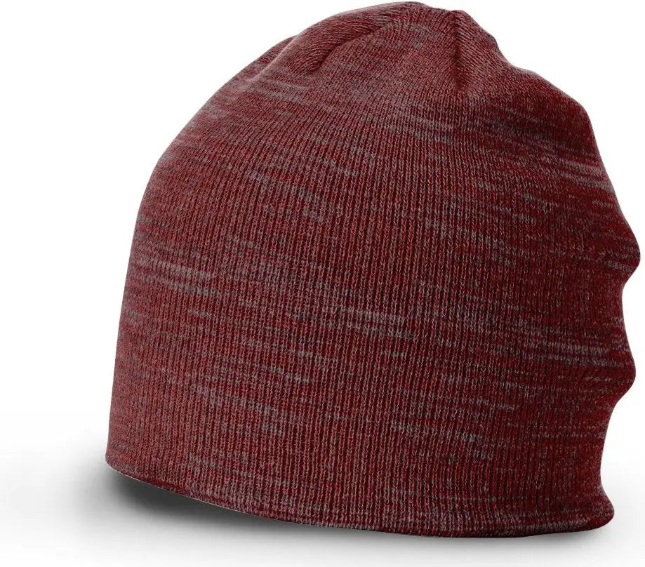 Richardson 130 Marled Beanie - Red Gray Charcoal - Dark / Osfm