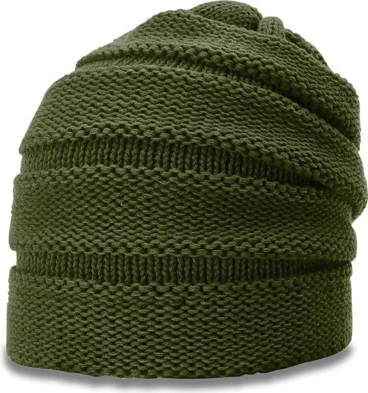 Richardson 145 Scrunch Beanie - Avocado - Forest / Osfm