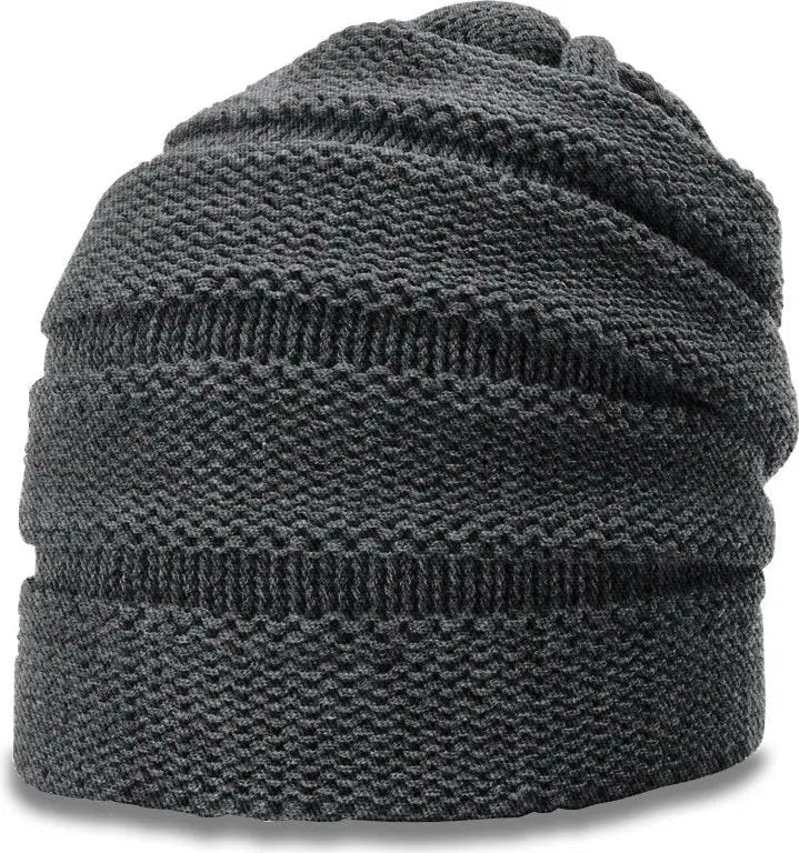 Richardson 145 Scrunch Beanie - Heather Charcoal