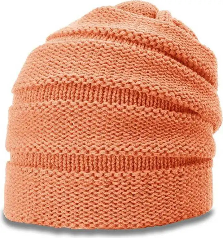 Richardson 145 Scrunch Beanies - Coral - Osfm