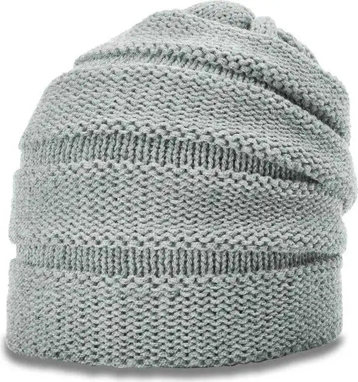 Richardson 145 Scrunch Beanies - Heather Gray - Osfm