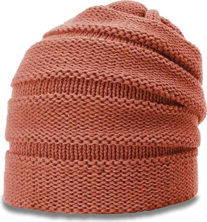 Richardson 145 Scrunch Beanies - Rust - Burnt Orange / Osfm