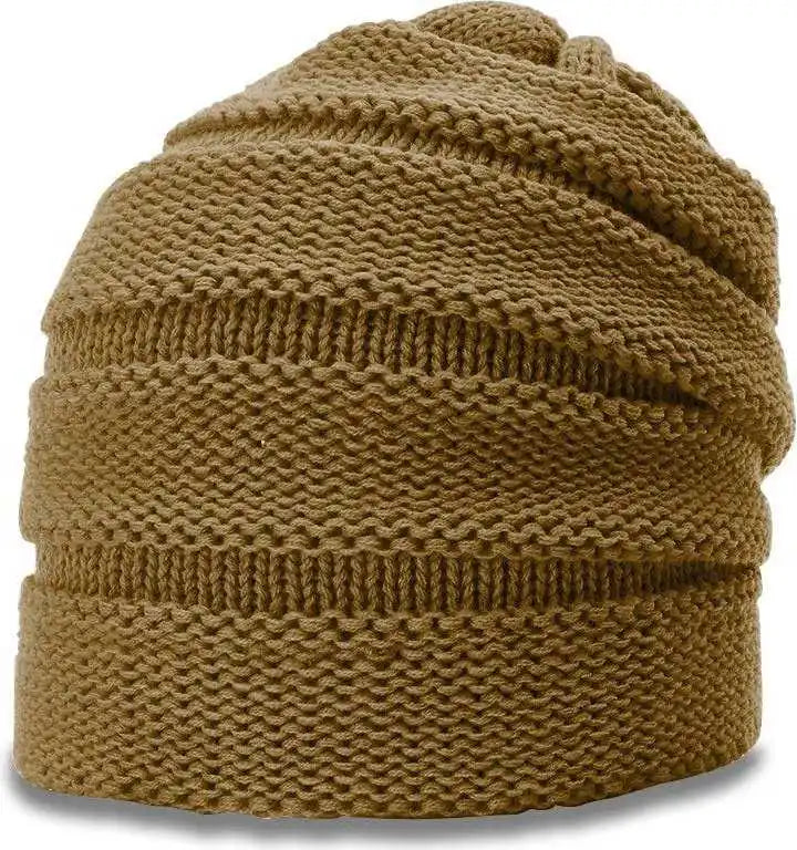 Richardson 145r Chunk Twist Knit Beanies with Cuff - Curry - Brown / Osfm