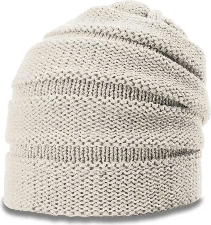 Richardson 145r Chunk Twist Knit Beanies with Cuff Dark Sand / Osfm