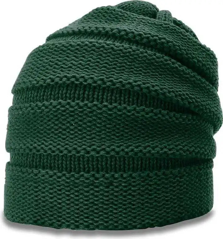 Richardson 145r Chunk Twist Knit Beanies with Cuff - Formosa Green - Forest / Osfm