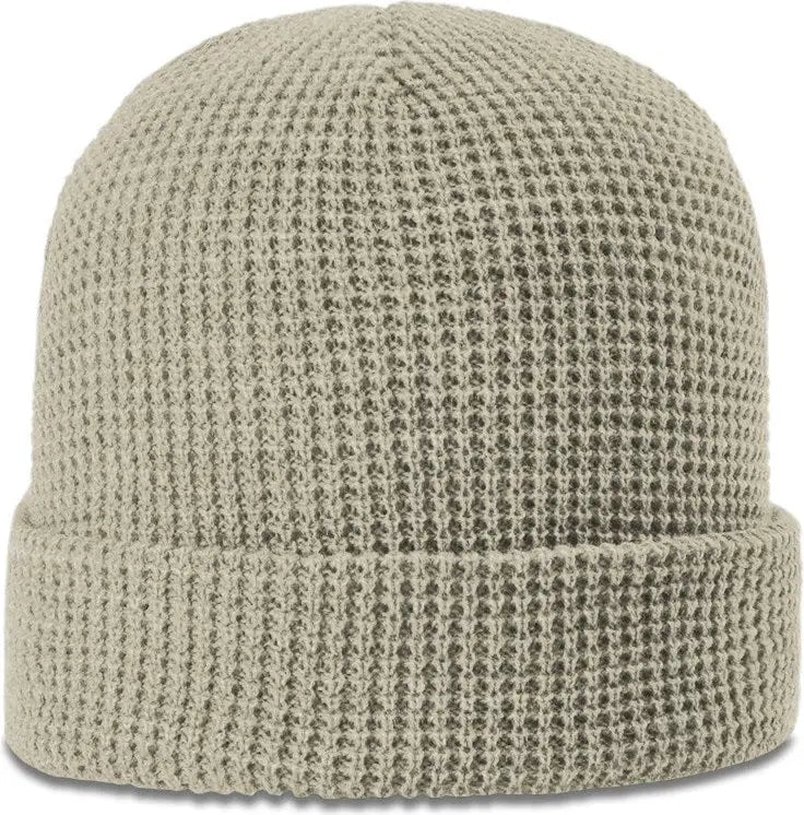 Richardson 146 Waffle Knit Beanie with Cuff - Birch - Osfm