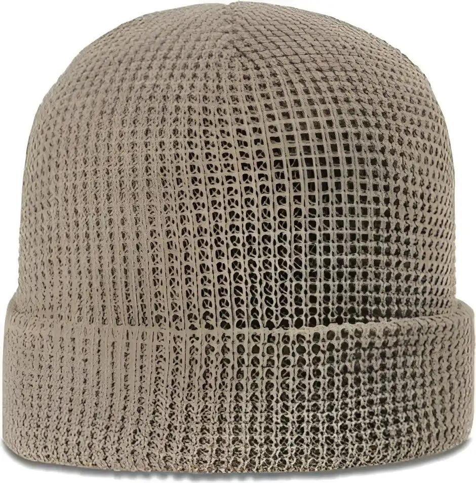 Richardson 146 Waffle Knit Beanies with Cuff Clay Gray / Osfm