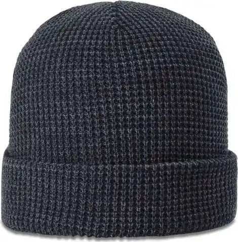 Richardson 146 Waffle Knit Beanies with Cuff - Gun Metal - Dark Gray / Osfm