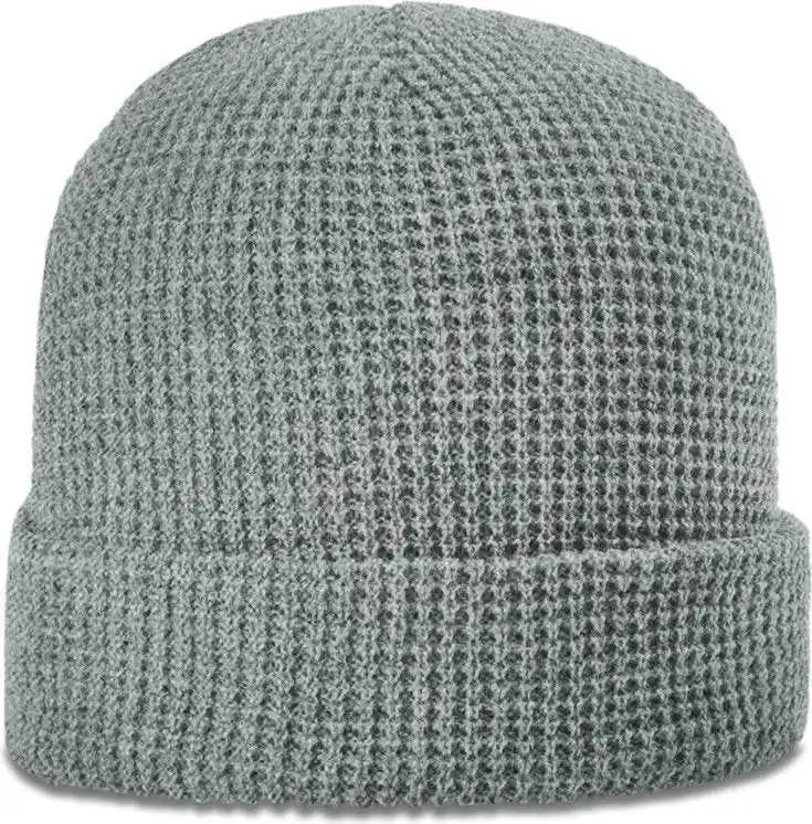 Richardson 146 Waffle Knit Beanies with Cuff Heather Gray / Osfm