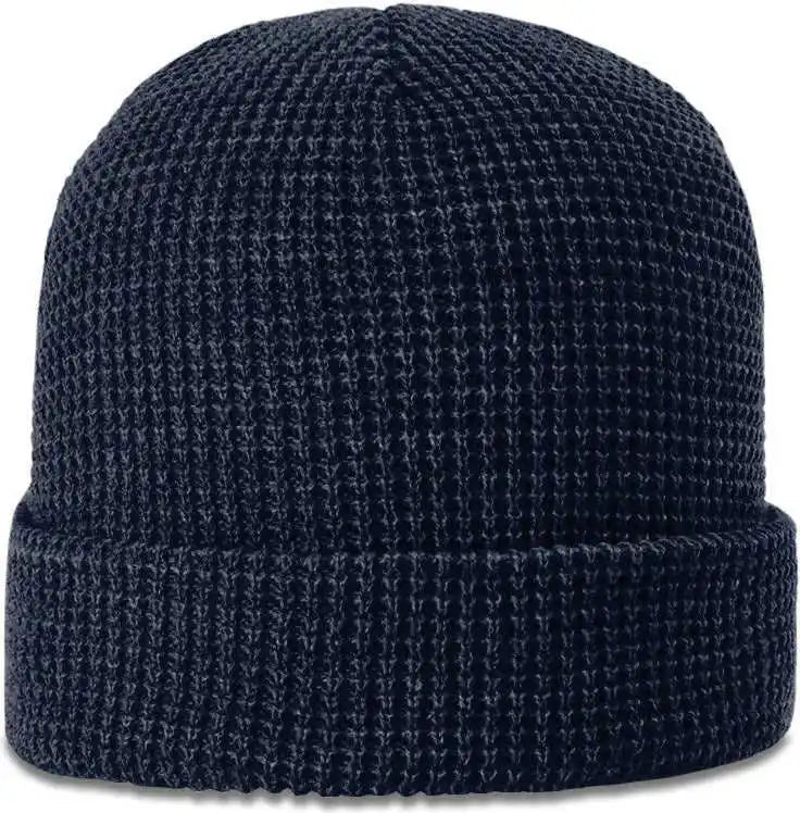 Richardson 146 Waffle Knit Beanies with Cuff Navy / Osfm