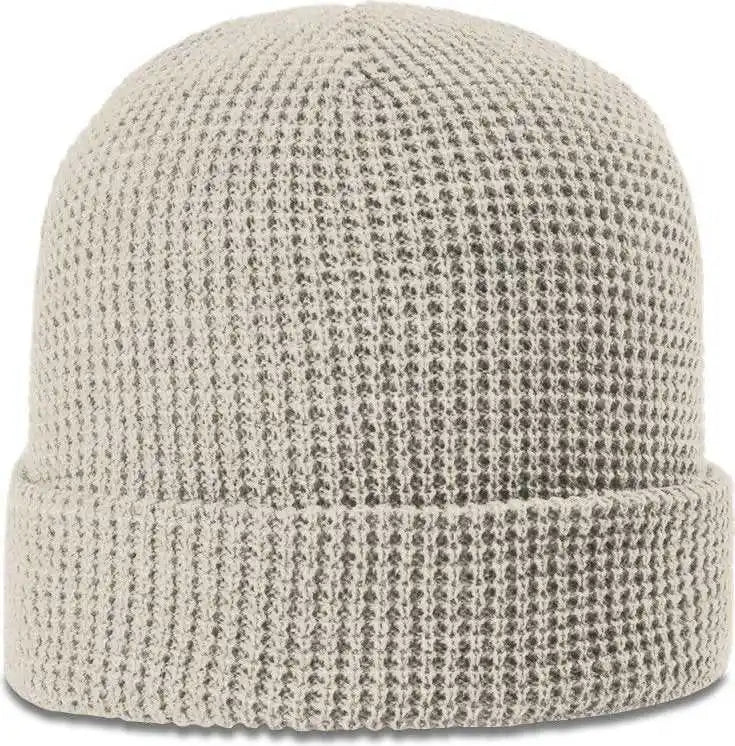 Richardson 146r Chunk Twist Knit Beanies with Cuff - Dark Sand - Osfm
