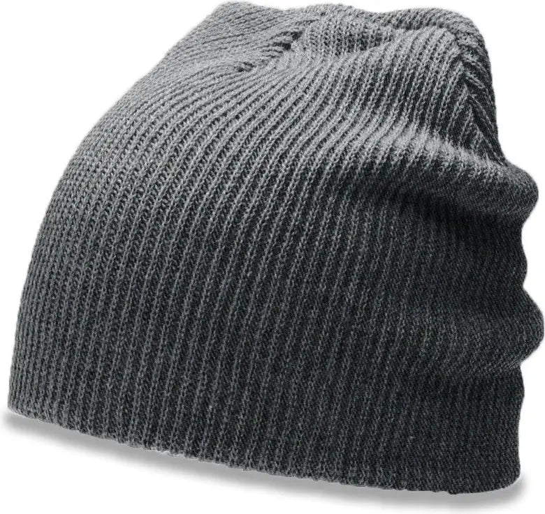 Richardson 147 Slouch Knit Beanie - Heather Charcoal - Dark Gray / Osfm