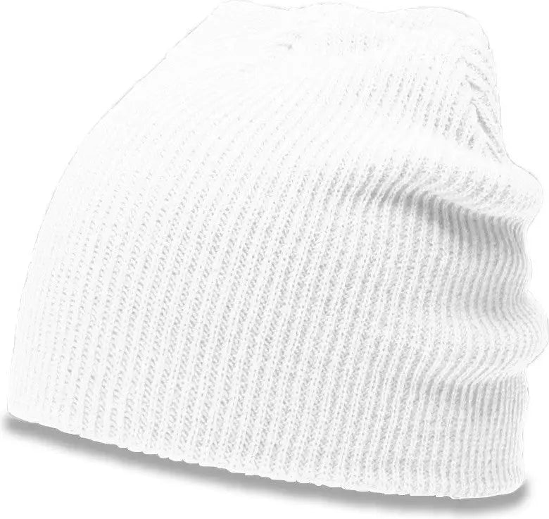 Richardson 147 Slouch Knit Beanie - White - Osfm