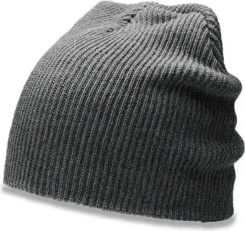Richardson 147 Slouch Knit Beanies - Heather Charcoal - Dark Gray / Osfm