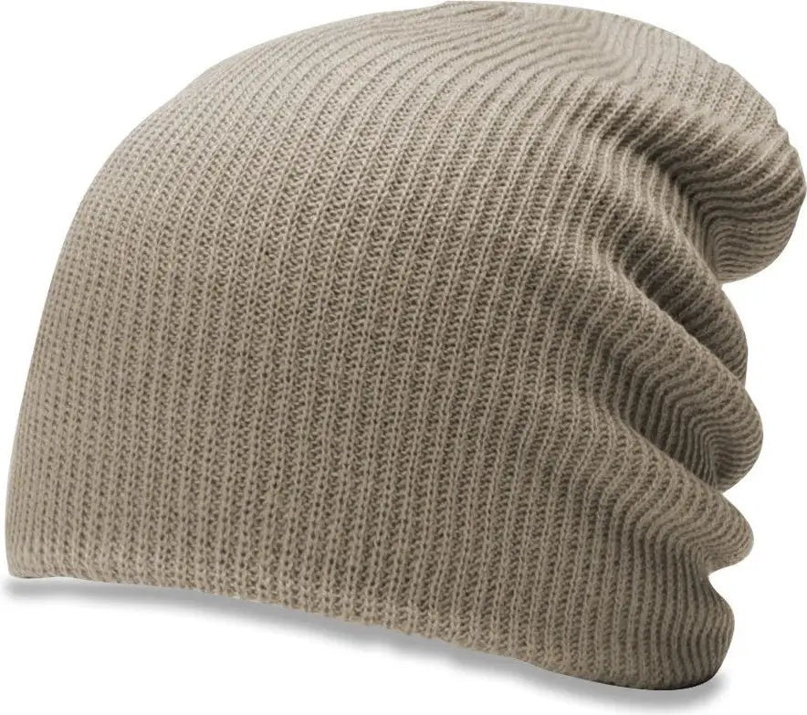 Richardson 149 Super Slouch Knit Beanie - Clay - Light Gray / Osfm