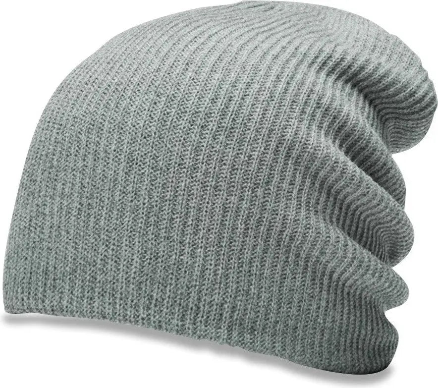Richardson 149 Super Slouch Knit Beanie - Heather Gray - Osfm