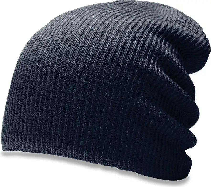 Richardson 149 Super Slouch Knit Beanie - Navy - Osfm
