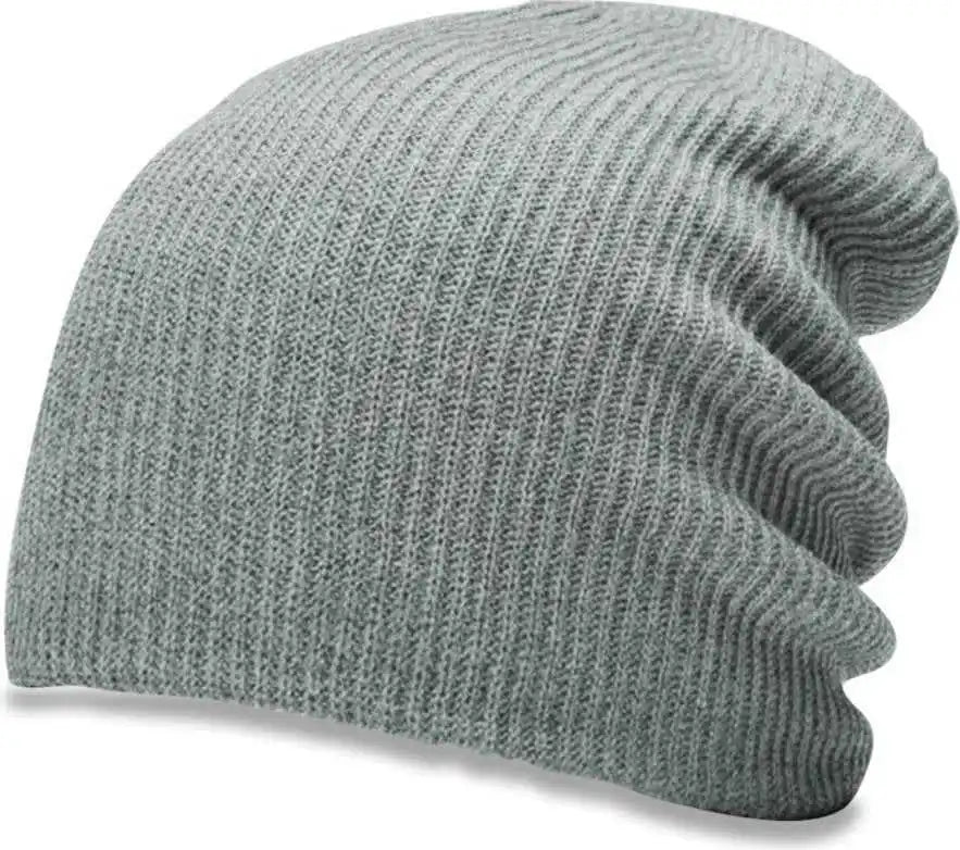 Richardson 149 Super Slouch Knit Beanies - Heather Gray - Osfm
