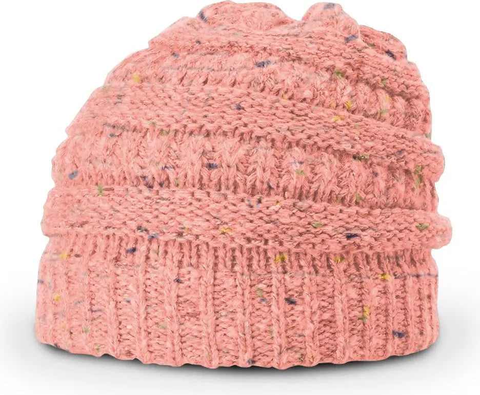 Richardson 157 Speckled Knit - Coral - Osfm