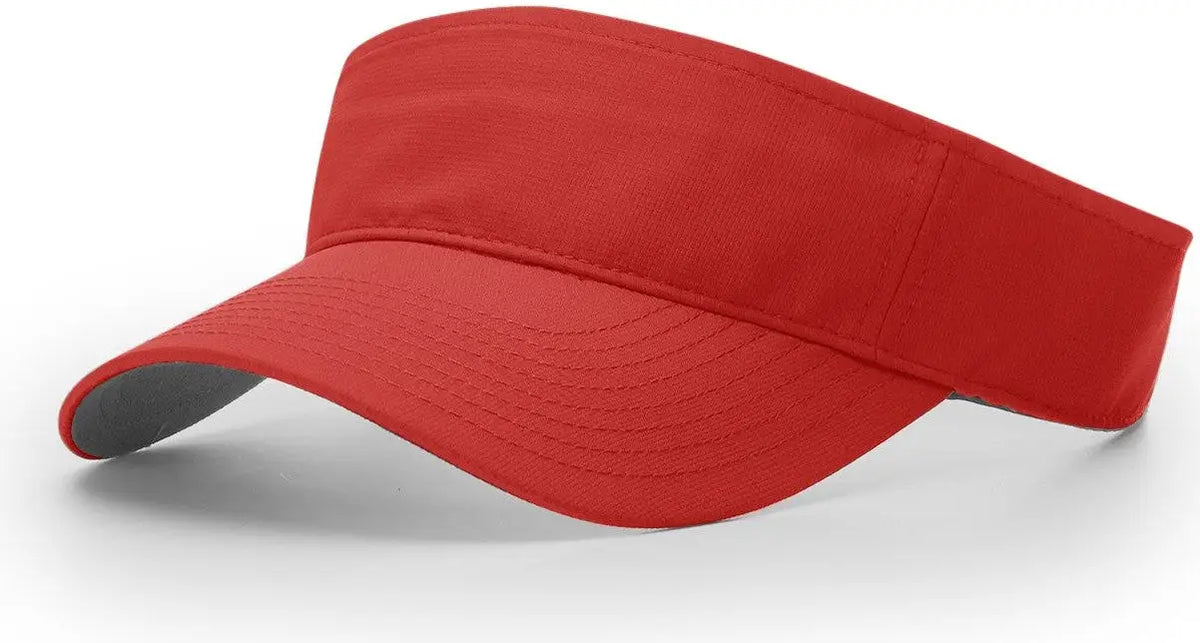 Richardson 160 Lite Performance Visor - Red - Osfm