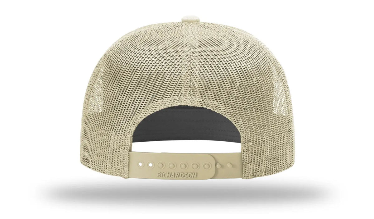 Richardson 168 7 Panel Trucker Cap - Brown Khaki