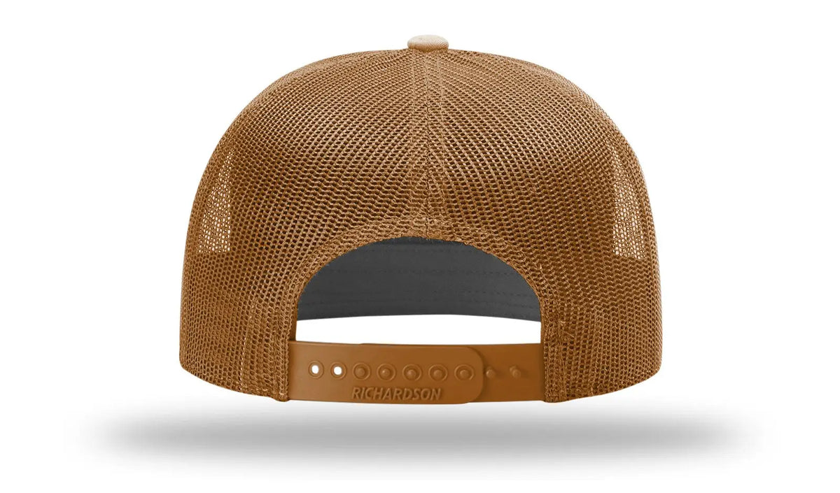 Richardson 168 7 Panel Trucker Cap - Caramel - Osfm