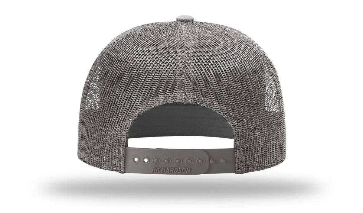 Richardson 168 7 Panel Trucker Cap - Charcoal