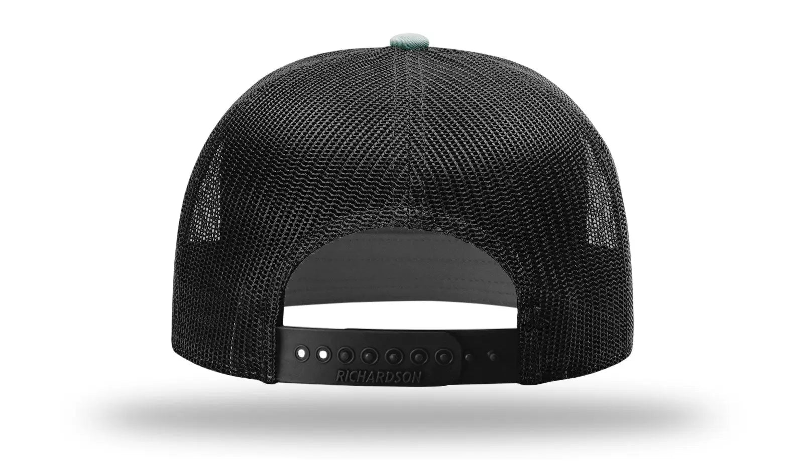 Richardson 168 7 Panel Trucker Cap - Dark Green Black