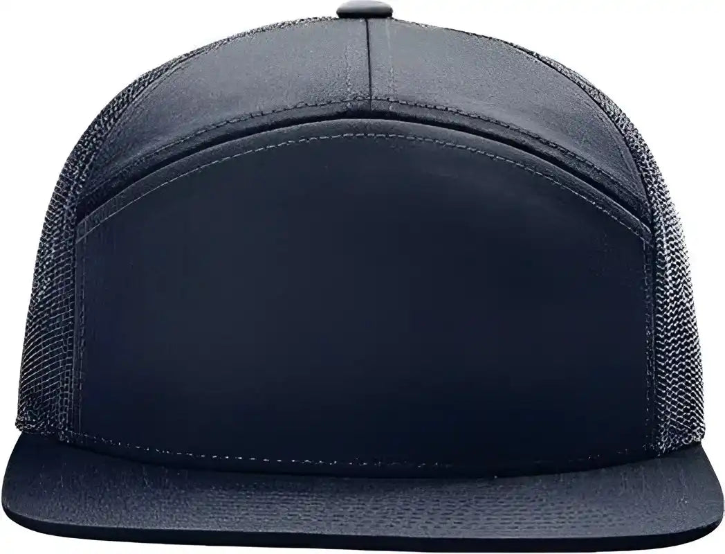 Richardson 168 Seven Panel Trucker Caps Navy / Osfm
