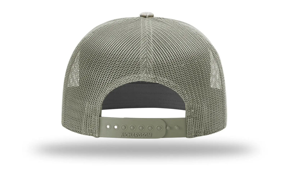 Richardson 168p Printed 7 Panel Trucker Cap - Mossy Oak Loden - Osfm
