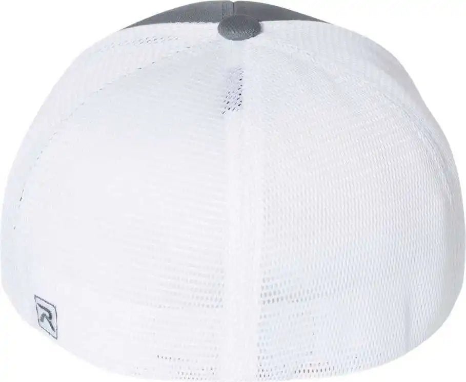 Richardson 172 Fitted Pulse Sportmesh with r Flex Caps Charcoal White Split
