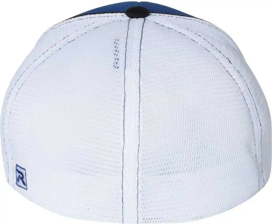 Richardson 172 Fitted Pulse Sportmesh with R-flex Caps - Royal White Black Tri