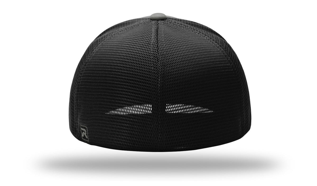 Richardson 172 Pulse Sportmesh R-flex Cap - Asphalt Black Split